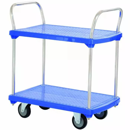 two-tier-trolley-with-plastic-shelves-and-steel-handles