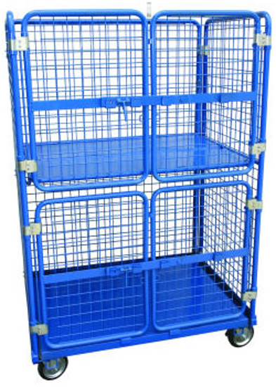 two-tier-warehouse-stock-trolley-with-gatestwo-tier-warehouse-stock-trolley-with-gates