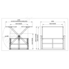 Picture of Mezzanine Pallet Safety Gate 1700mm Height