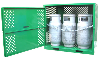 Picture of Gas Cylinder Storage cage for 6 x Type T Forklift Cylinders