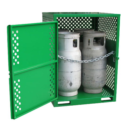 Picture of Gas Cylinder Storage cage for 4 x Type T Forklift Cylinders