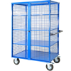 Picture of Mesh Cage Trolley with Sheet Metal Shelves 500 Kg Capacity