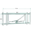 Picture of Weldable 2500kg Blank Euro Hitch Tractor Frame