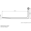 Picture of Pin Forklift Tines 1070mm x 330mm 1800kg