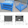 Picture of Collapsible Mesh Cage 1000 Kg Painted