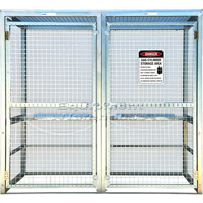 Picture of Large Gas Cylinder Storage Cage