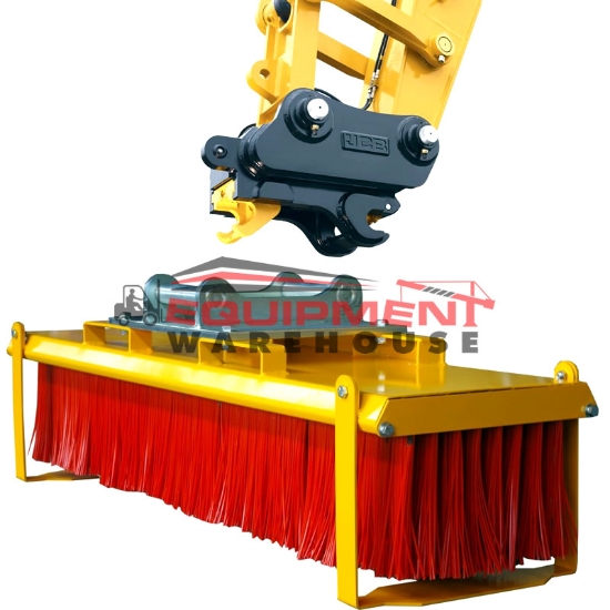 Picture of Excavator Broom / Excavator Sweeper 1200mm 8 x Bristle Rows Heavy Duty