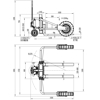 Picture of Rough All Terrain Pallet Jack 1250Kg