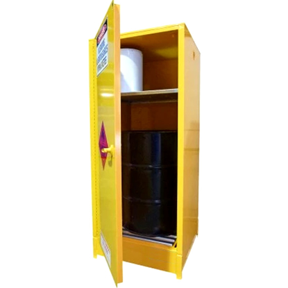 Picture of Flammable Cabinet Storage Vertical Drum with Internal Roller Base (250L)