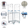 Two Sided Roll Cage Stock Trolley