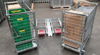 High Side Pallet Cage Stillage Castor Wheels