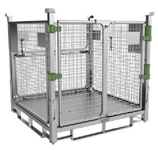 Retail Folding Stillage with Double Doors