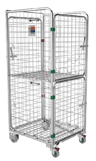 Four Sided Roll Cage  Stock Trolley