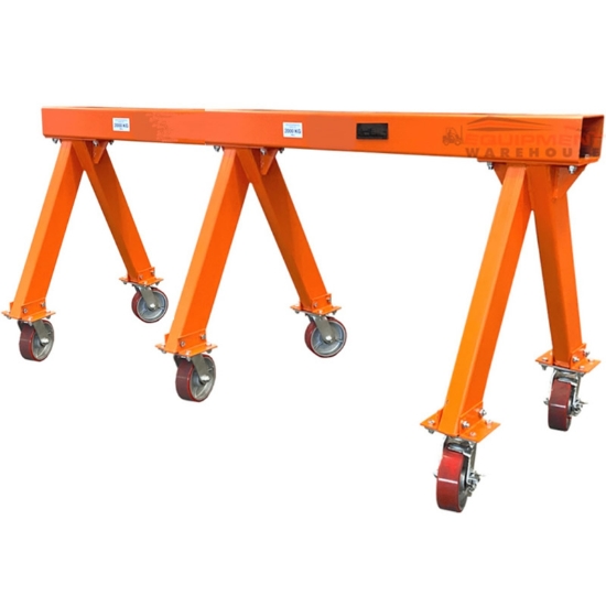 Picture of Fixed Heavy Duty Steel Trestle with castors Rated 3000kg 2400mm x 900mm