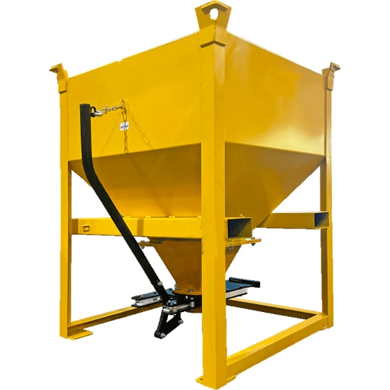 Picture of Hopper Bin with Slide Valve Opening 1.5 cu.m